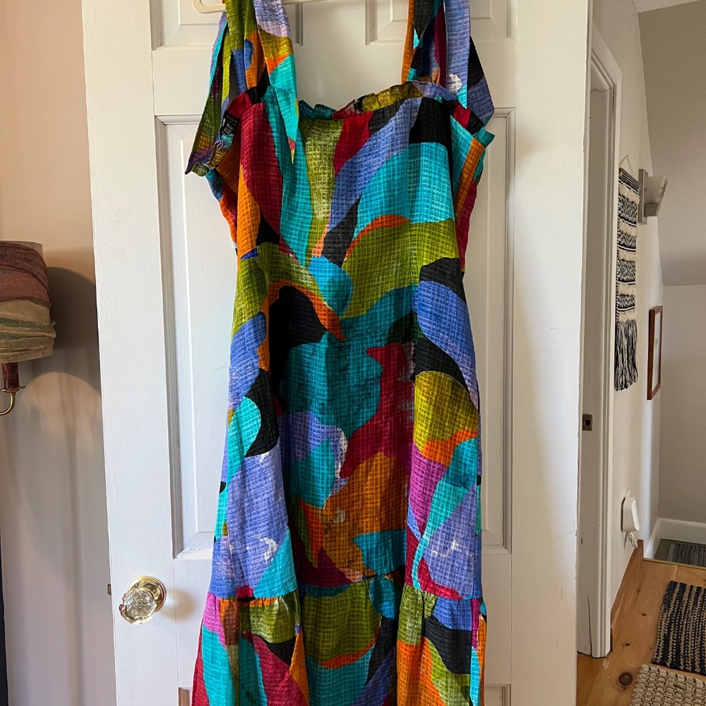Marie Oliver Maya Midi Dress Jewel Size large - Picture 6 of 11